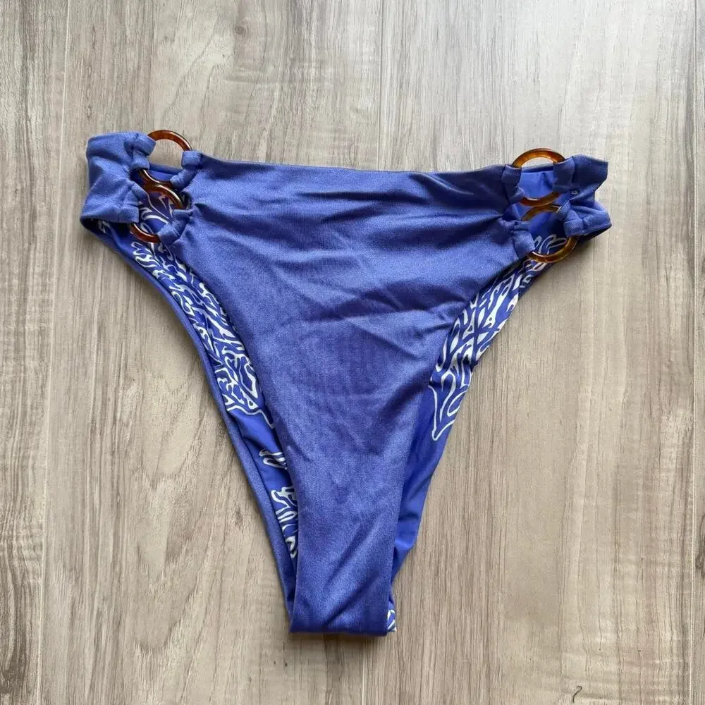 Maaji reversible bikini bottom purple